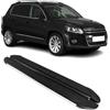 OMAC Pedane Laterali Sottoporta compatibile con VW Tiguan 2007-2016 Alluminio Nero Argento 2X