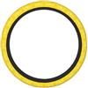 BEntLi Coprivolante, Coprivolante universale per auto da 15 pollici Elastico antiscivolo, Giallo Sun Hand Nature