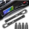 panemy Accessori Auto Interno con 4 Ganci Poggiatesta e 2 Portaoggetti Auto | Kit organizer auto 2 in 1 con porta borse auto e portaoggetti sedile auto per un abitacolo più ordinato e funzionale