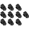 SG Store 10pcs Auto Motorhaube Stangenhalterung Clips 1180216 Compatibile con Mitsubishi Compatibile con Opel 24x18mm