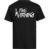 MAGITONE The Warning Is A Rock T-Shirt A Maniche Corte da Uomo Nera da Uomo