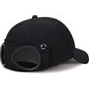 Yixda Berretto da baseball unisex con occhiali di protezione, Hip Hop Sport Snapback