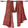 GURU SHOP Guru-Shop, Panno sottile, sarong, da appendere alla parete, gonna avvolgente, abito sarong, avorio, cotone, dimensioni: taglia unica, sciarpe stampate