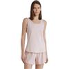 Noidinotte; more than pyjamas Noidinotte -Pigiama Donna in Cotone Top Spalla Larga e Pantalone Corto Articolo Little Flower