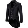 Aosufei Giacca da uomo con motivo floreale, slim fit, blazer per cene, feste, balli studenteschi, matrimoni, smoking, giacca casual da lavoro