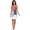 RPLIFE Serbia Flag Slips da donna, scollo a V, senza maniche, camicie da notte per donne, S