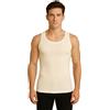 LADY·C Canotta Intima Uomo Spalla Larga Cotone e Lana - Interno 100% Cotone Traspirante, Esterno Lana - Comfort Termico Naturale Invernale