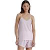 Noidinotte; more than pyjamas Noidinotte - Pigiama Donna in Cotone con Top bretellina e Pantalone Corto Articolo Cherry Bloom