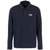 EA7 POLO MANICHE LUNGHE UOMO BLU EMPORIO ARMANI 7 SLIM FIT 4XL BLU