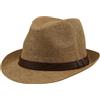 Carnavalife Cappello Panama Estate da Uomo Donna, Cappello di Carta per il Sole Spiaggia Ozio e Vacanze, 57/58, marrone, 57