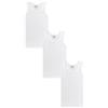 Fragi Canotta Bambino in Puro Cotone Spalla Larga Joy | Set da 3 | Canottiere Bambino Bianche | Senza Cuciture | Made in Italy