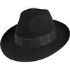 fiebig FGut Bogart - Cappello da uomo impermeabile Nero 59