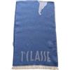 Alviero Martini 1A Classe Sciarpa Alviero Martini Geo Pieno 28 X 180 Cm In Misto Viscosa e Modal Color Ocean Blu