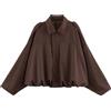 Generic Bomber Donna Corto, Giacca Donna in Finta Pelle Scamosciata con Risvolto e Zip Softshell in Finta Pelle Giacche Primavera Inverno Mezza Stagione Camoscio Leggero Giacca Maniche Lunghe Moda 2026