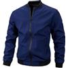 Generico Giacca Uomo Bomber Invernale Termico, Giubbotto Aviator Jacket Antivento e Impermeabile con Cerniera - Elegante Giacca con Tasche per Lavoro e Casual