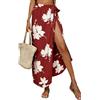 Koerye Donna Sarong Pareo da Spiaggia Long Beach Wrap Chiffon Beach Coverup | Gonna da Spiaggia Copricostumi e Parei Summer Gonna per Seaside Elegante Coverup Gonna Snellente con Allacciatura in Vita