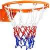 Aoneky Canestro da Basket da Muro Φ45 cm, Anello in Acciaio Massiccio da 18mm, Tabellone per Allenamento di Basket Interno e Esterno