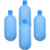 ibasenice 4 Pezzi Impacco di Ghiaccio per Ventilatore D'aria, Plastica PE Blu | Ricaricabile e Facile da Inserire, Superficie Liscia, per Ufficio e Picnic, Uso Bottiglie