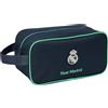 safta Real Madrid 2ª Equipación 25/26 - Portascarpe medio, multiuso, portascarpe, sport, extrascuole, calcio, comodo e versatile, 29 x 14 x 15 cm