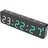 Fabater Timer da Palestra a LED Magnetico, FGB e HIIT | Orologio Fitness Portatile con Display 12/24 Ore, Conto Alla Rovescia, Batteria Ricaricabile, Orologio da Allenamento per