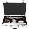 FTVOGUE Kit Pulizia Armi Universale 103 Pezzi per Fucile Pistola | Valigetta in Alluminio, Spazzole in Filo di Ottone, Panni per Pulizia, per Armi da Fuoco da 22cal a 12ga