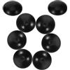USHOBE 8 Pezzi Tappo per Asta Trampolino, Copertura Nera in Plastico | Installazione Facile, Design Sicuro, Uso Interno ed Esterno, Ricambio per Struttura