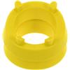 HOMOCONO 2 Pezzi Base per Pallone Supporto a Angoli in PP Giallo | Struttura Stabile, Design Multifunzione, per Rugby e Palloni da Calcio, Uso in Casa e Ufficio