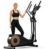 Aeriflo Ellittica da Casa Professionale, Passo 42 cm, Volano 8 kg | Ellittica con resistenza magnetica a 16 livelli, portata 150 kg, Bluetooth e app, ultra silenziosa, 80% preassemblata