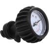 SHINEOFI Manometro Pressione per Kayak e Tavole da Surf Gonfiabili 0-1 | Display Chiaro, Struttura in PVC Nero, Lettura Semplice, per Controllo Aria su Kayak e Surfboard