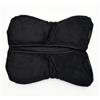 Folpus Sottosella Sagomato Ventilato Sottosella con Salvagarrese Sottile Attrezzatura Equestre per Maneggio, Nero