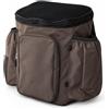 Capra Group Zaino Professionale XL per Raccolta Funghi con Gerla in Salice Naturale Inclusa - Fondo in Rete, Tasche Multiple - 45 × 33 × H 51 cm