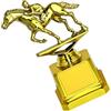 POPETPOP Coppa Equestre da 7 Pollici per Competizioni di Cavalli | Plastica Finitura Dorata, Base Stabile, per Cerimonie Atletiche e Premi di Club