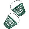 Yardwe 2 Pezzi Cestino per Palline da Golf, Leggero e Portatile | Contiene 50 Palline, Uso anche Tennis, Organizzatore da Golf, Timbro Palline Golf