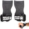 BEAR GRIP Cinghie/ganci con presa multipla, guanti da palestra resistenti e di alta qualità per sollevamento pesi, stacchi da terra e powerlifting per uomini e donne (standard in gomma)