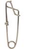 Generic Acciaio inossidabile Longline Clip 26mm Snap Pin girevole | Design facile da mettere e togliere, struttura in acciaio inossidabile, resistenza ad alta tensione, dimensioni 26 x 100 mm