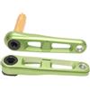 AYBDSJNWSF Guarnitura for bici pieghevole cava, pedivella da 127/140/150 mm | Pedivella cava leggera specifica for biciclette pieghevoli(Green,155mm)