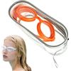 Generico Swim Goggles Case - Clear Breathable Scratch Resistant Storage Bag | Clear Breathable Protective Goggles Case, Scratch Resistant Kids Glasses Bag For Pool Sea Beach Fishing Travel