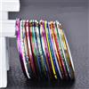 Generic Mylar Tinsel Line Tape 18,8 m per mosche artificiali | Finitura olografica, attira trote, perfetto per stelle filanti, larghezza 1 mm, materiale mylar