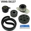SKF Kit cinghia distribuzione con profilo dente arrotondato VKMA 06137 SKF