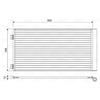 Valeo Condensatore radiatore climatizzazione R 134a 814408 VALEO per MINI MINI