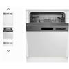 Beko BDSN26430X - Lavastoviglie 14 coperti, a scomparsa parziale, Classe Energetica D