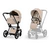 Cybex Platinum - Duo Priam Comfort - Telaio Matt Black - Cozy Beige