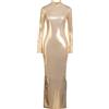 SILENCE LIMITED - Vestito lungo - Oro