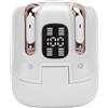 KKPLZZ Confezione da 2 Auricolari Wireless Display LED Digitale Connessione Cuffie Bluetooth 5.4 a Bassa Latenza Auricolari per Coppia di Due Persone (Bianco)
