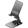 N NEWTOP Supporto ST61 da Tavolo Desktop Base Stand Braccio Basetta Sostegno Universale Metallo Regolabile 360° Orientabile Flessibile Estendibile Porta Reggi Telefono Cellulare Smartphone Tablet