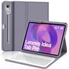 FOGARI Per Lenovo Idea Tab Pro 2025 12.7 Pollici Cover Tastiera | Tastiera Bluetooth Rimovibile e Custodia Morbida TPU per Ufficio/Studio/Scrittura, Keyboard Wireless Portatile, Viola