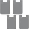 Generic Porta carte telefoniche sul retro, porta carte telefoniche fisso, porta carte telefoniche autoadesivo, 4 adesivi sul retro del portafoglio per telefono, accessori per teleobiettivi, autoadesivi