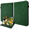 Bemoloon Cover per tablet Samsung Galaxy Tab A11 Plus/A9 Plus 11 Verde | PU Tab A11 Plus/A9 Plus A11+/A9+ 2025/2023 Cover con Scomparti per Carte, Porta Stilo, Supporto e Stampa a Rilievo