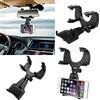 TrAdE Shop Traesio- Porta Cellulare Supporto da SPECCHIETTO RETROVISORE Auto NAVIGATORE Regolabile