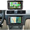 Hikity 2 DIN Autoradio per VW Golf 5 Golf 6 Polo Passat Tiguan Carplay | Android Auto Wireless Schermo Touch IPS 7 Pollici per Auto con Bluetooth DSP FM Telecamera Posteriore Porta USB